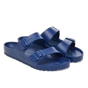Birkenstock Essentials Arizona Men’s Waterproof Slide Sandal Navy Size 11